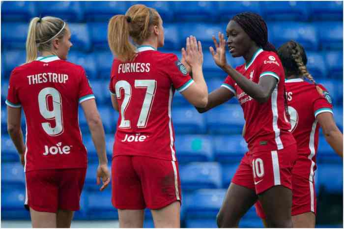 CHUTOGEL - Pemain terbaik bulan wanita Liverpool FC di pertandingan tandang