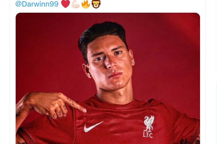 CHUTOGEL - Darwis Nunez dan perjalanan kariernya di Liverpool