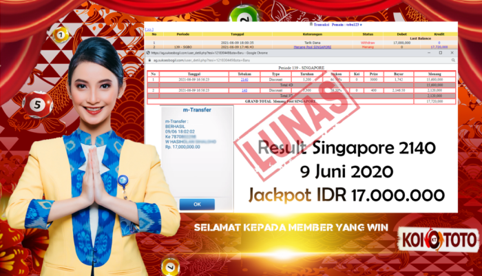 Tips menang di pasaran Singapura CHUTOGEL